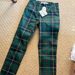 Gretchen Scott plaid stretch pants